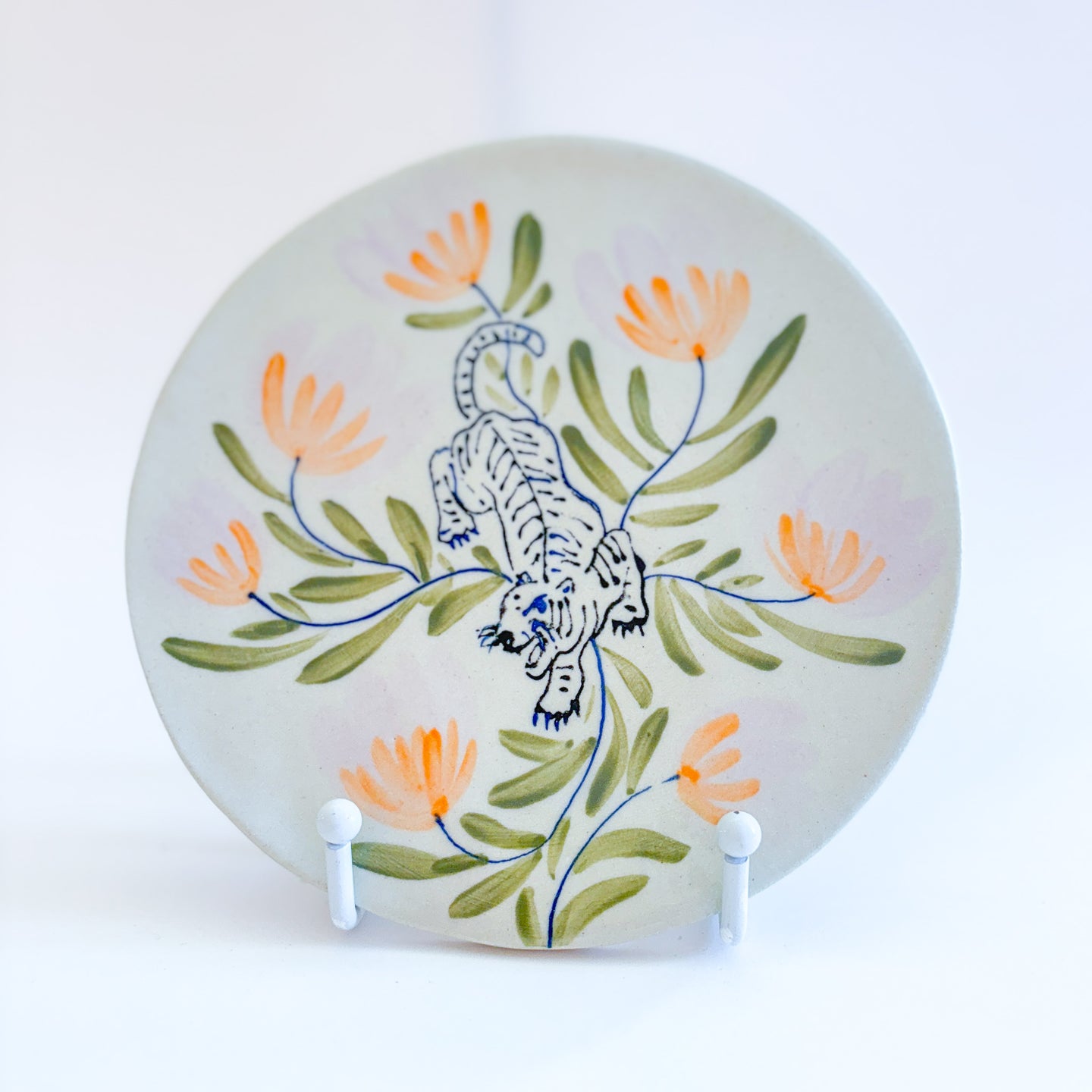 Floral Tiger Wall Hanging