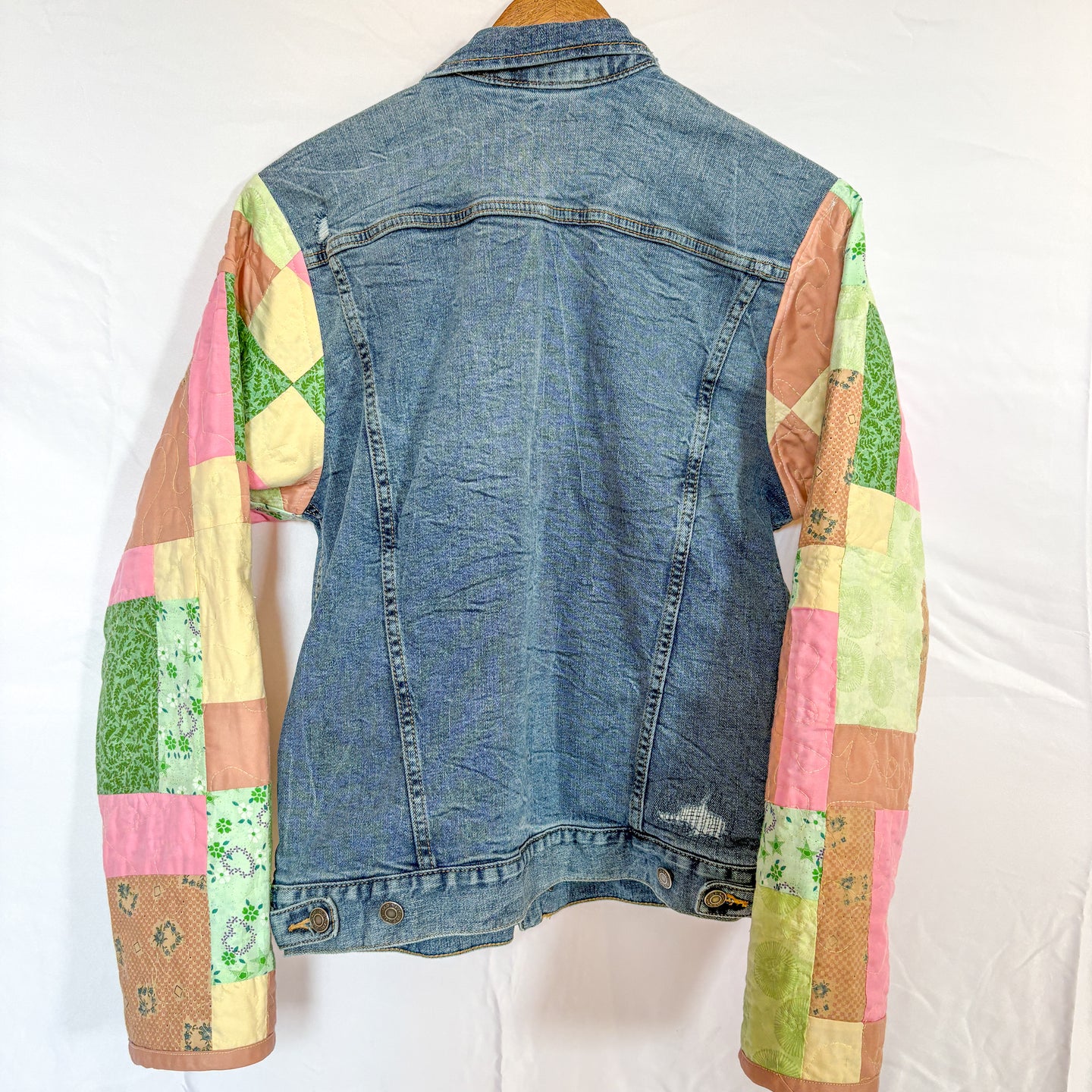 Upcycled Adult Jean Jackets - Medium