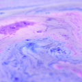 Close-up of swirling purple and blue colors