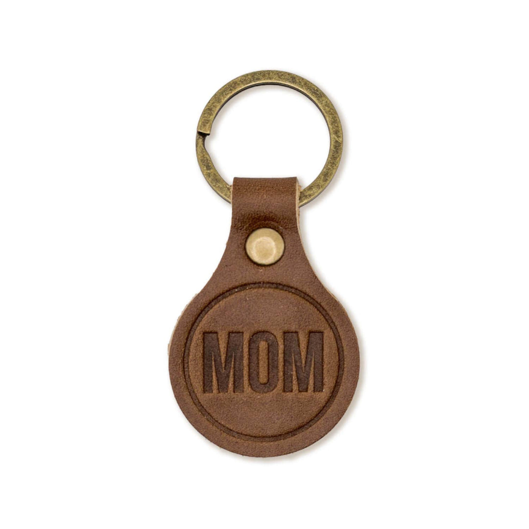 MOM Leather Keychain