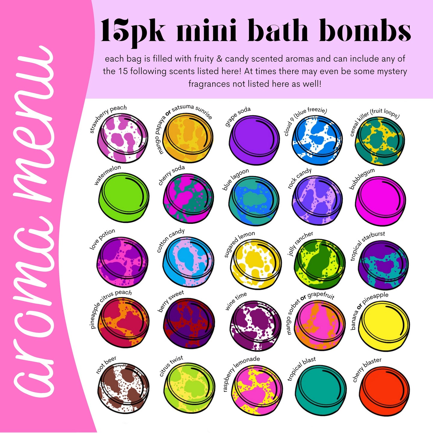 Mini Bath Bombs Assorted