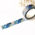 Decorative tape with geometric pattern on a white background