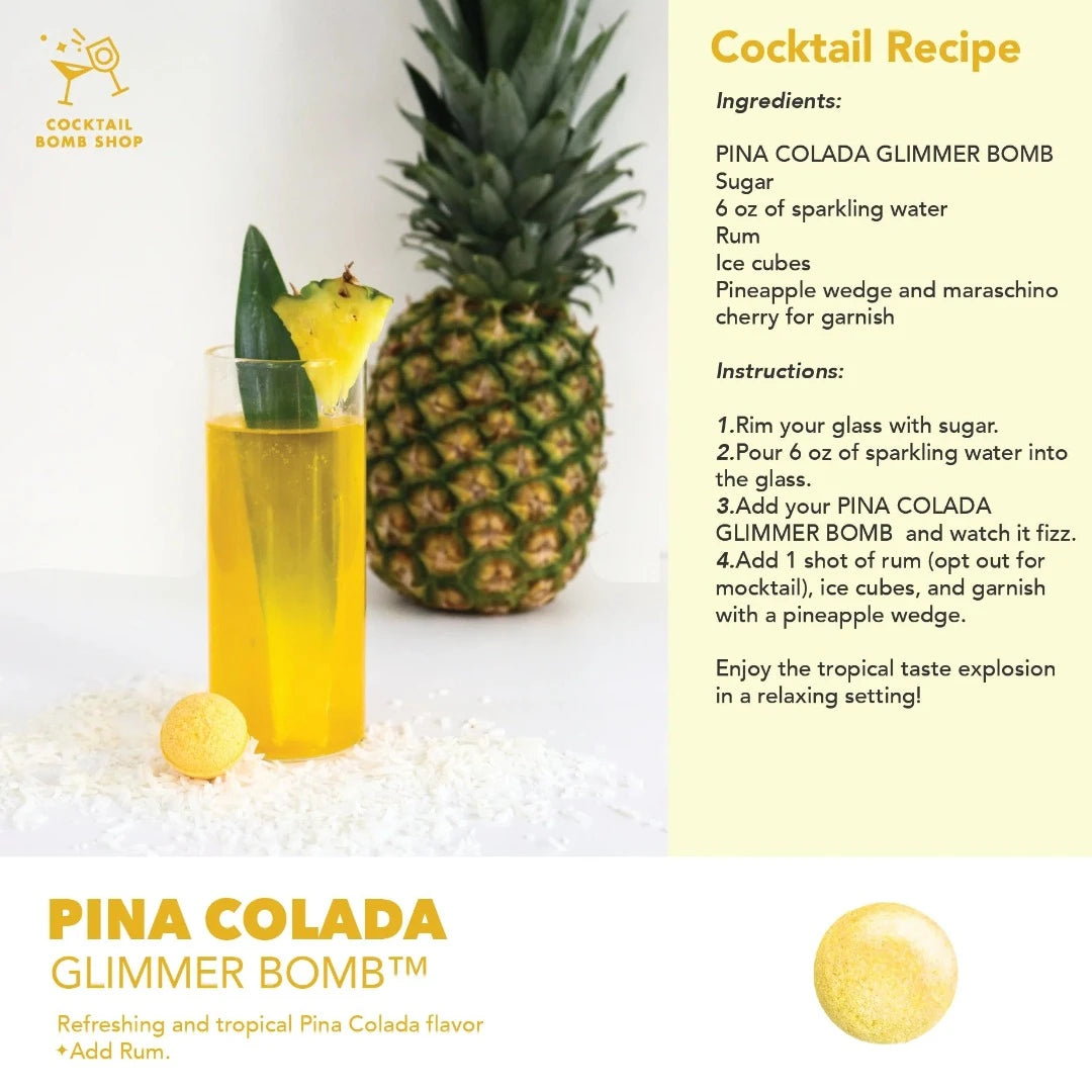 Pina Colada Cocktail Bomb