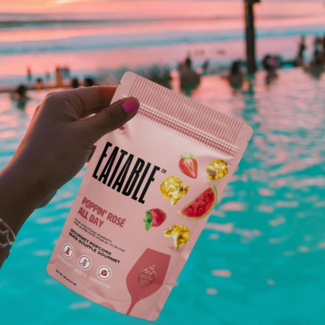 Poppin' Rosé All Day Gourmet Popcorn