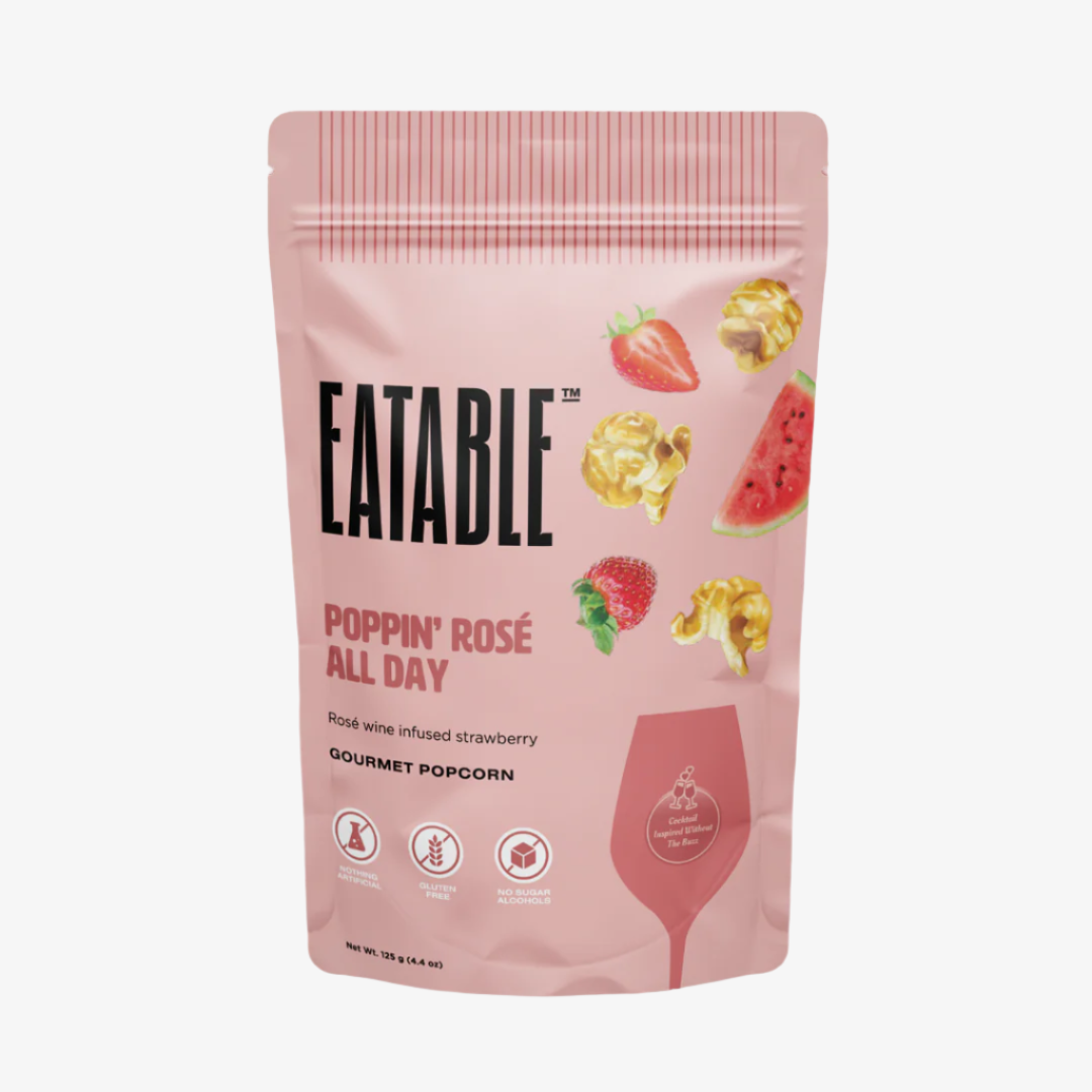 Poppin' Rosé All Day Gourmet Popcorn