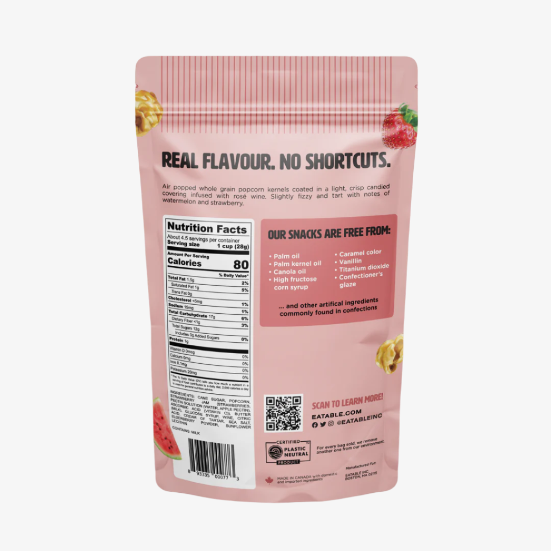 Poppin' Rosé All Day Gourmet Popcorn