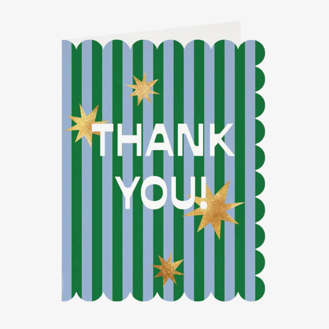 Stars Thank You Card