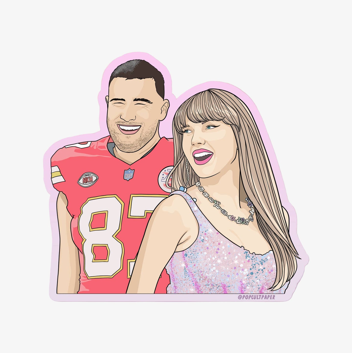 Taylor & Travis Sticker