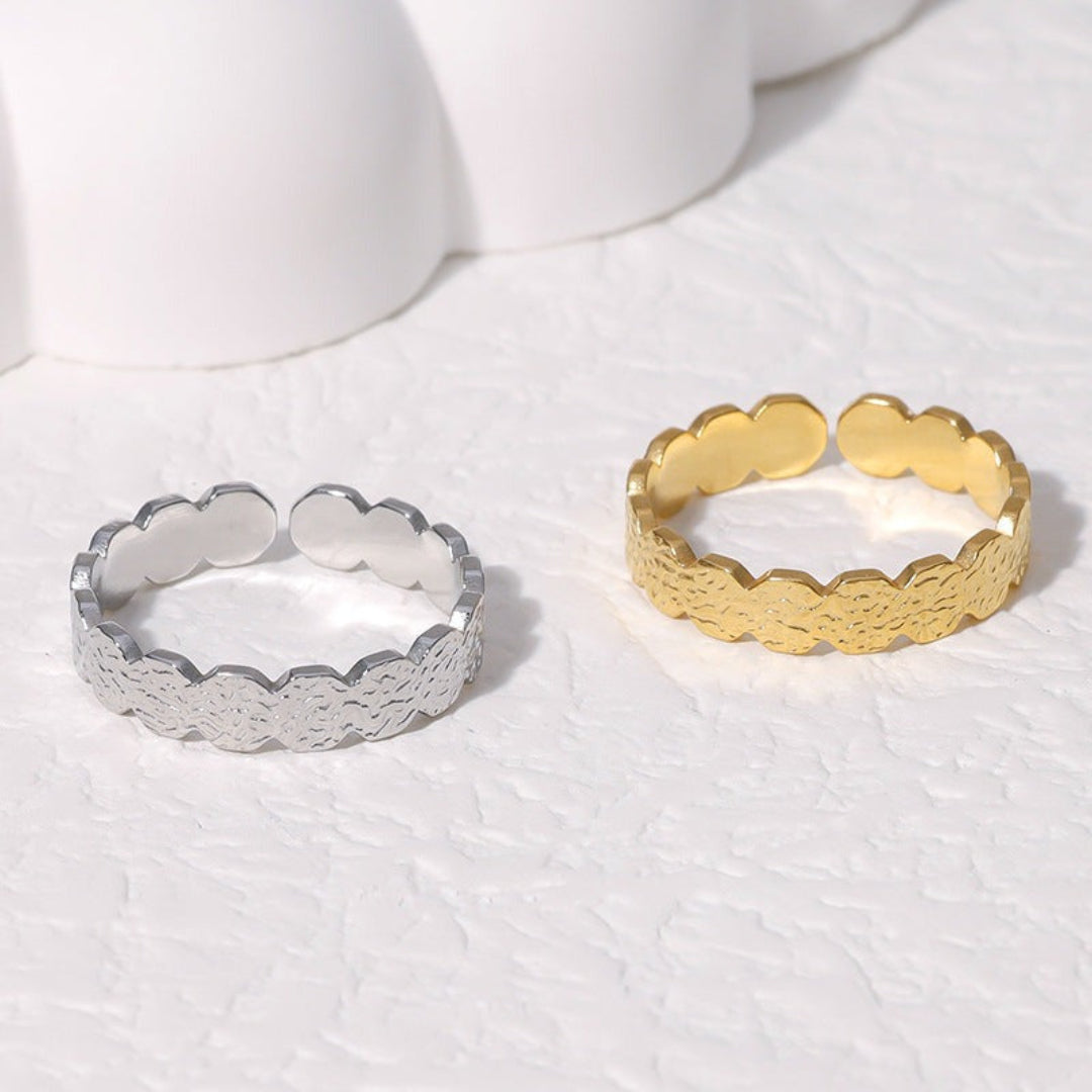 Textured Dots Ring