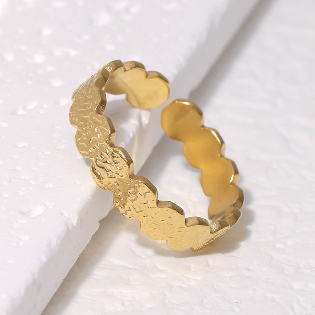 Textured Dots Ring