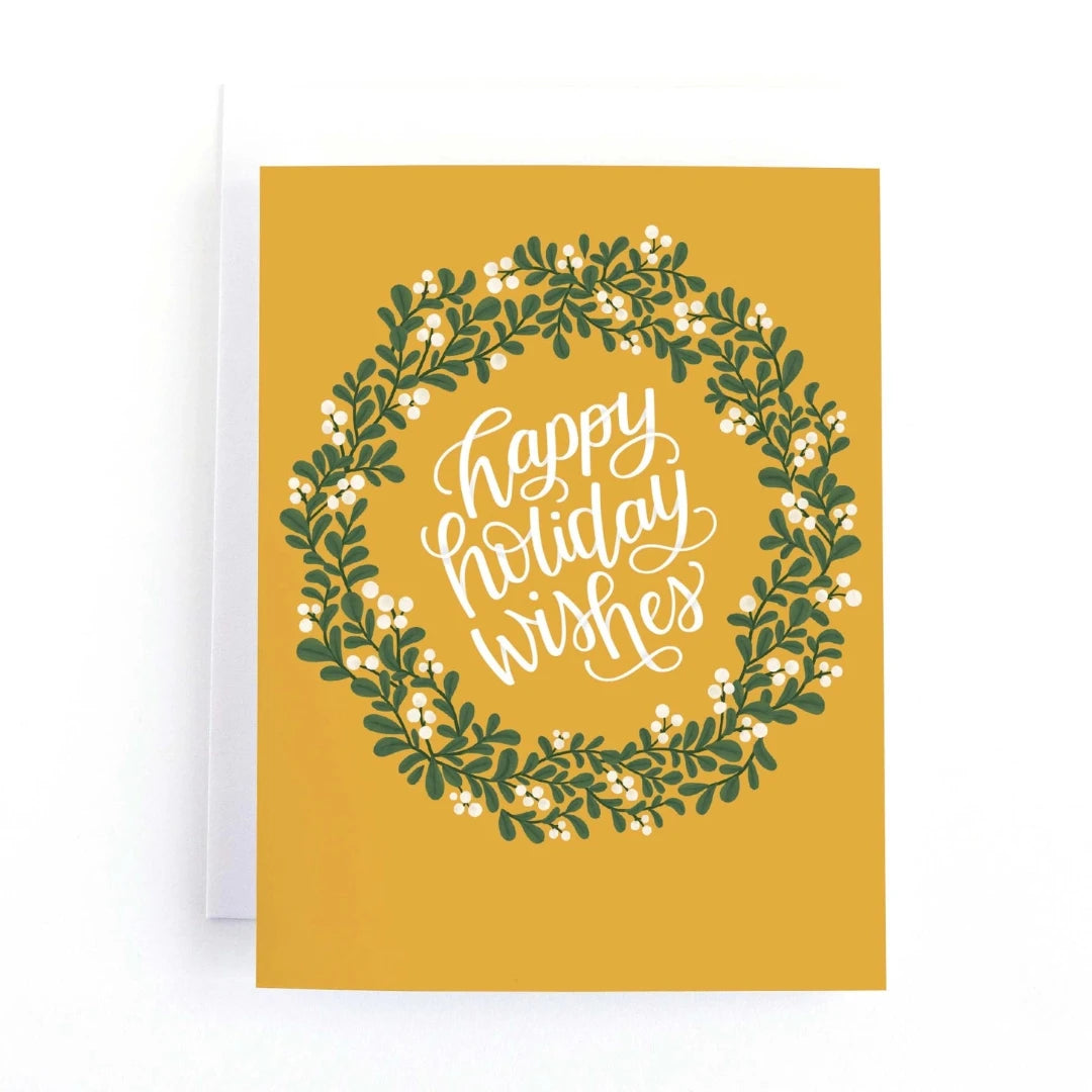 Wreath Holiday Card