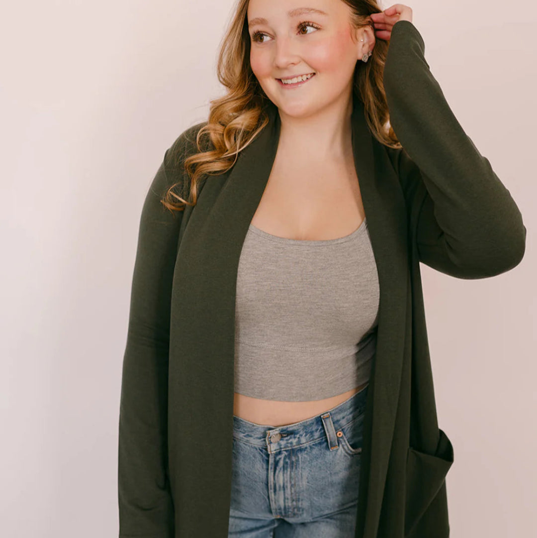 Aspen Cardigan | Pine