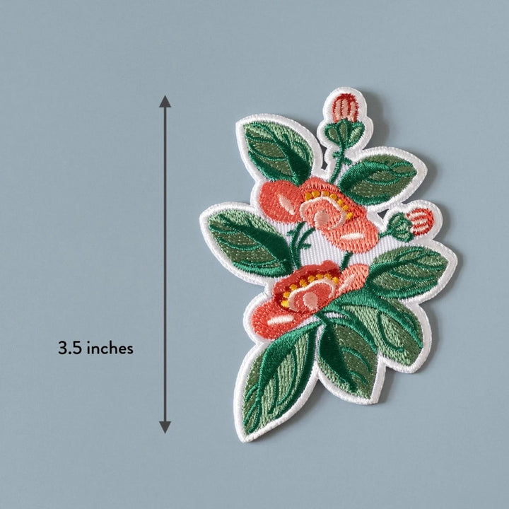 Blossoming Elegance Embroidered Patch