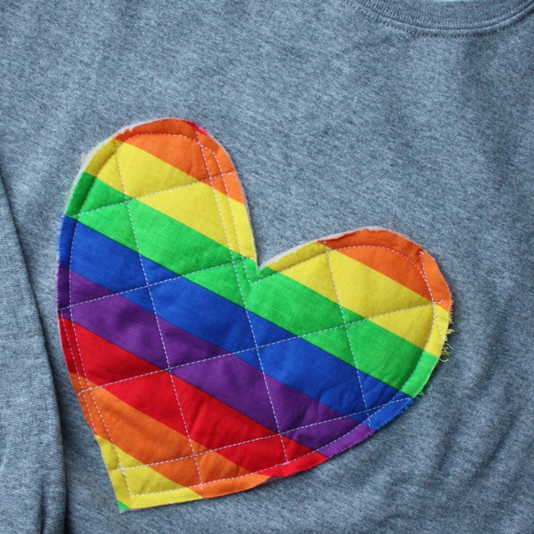 Rainbow Hearts Sweater
