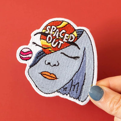 Spaced Out Embroidered Patch