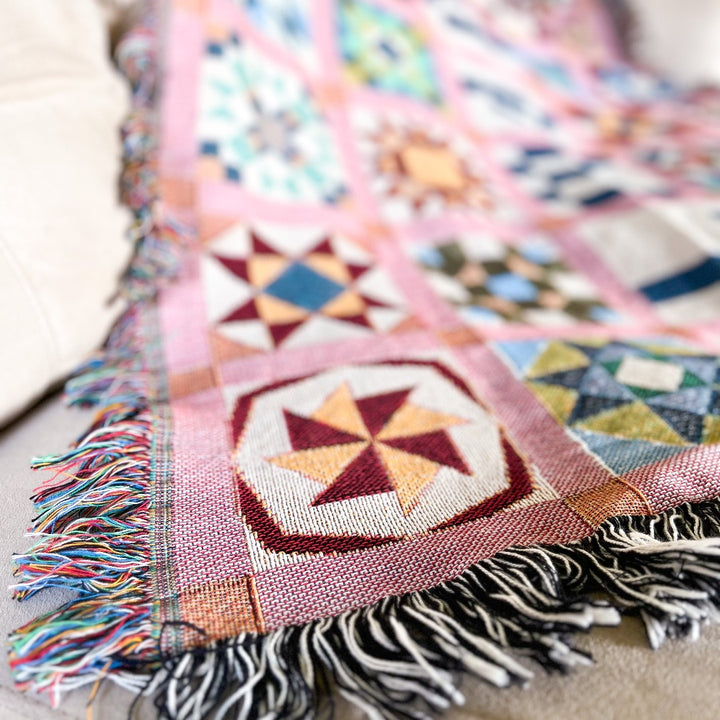 Multi-Colour Almonte Quilt Blanket