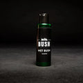 Wet Bush Beard Shampoo is a none foaming beard shampoo for sensative skin in a green bottle with black cap.