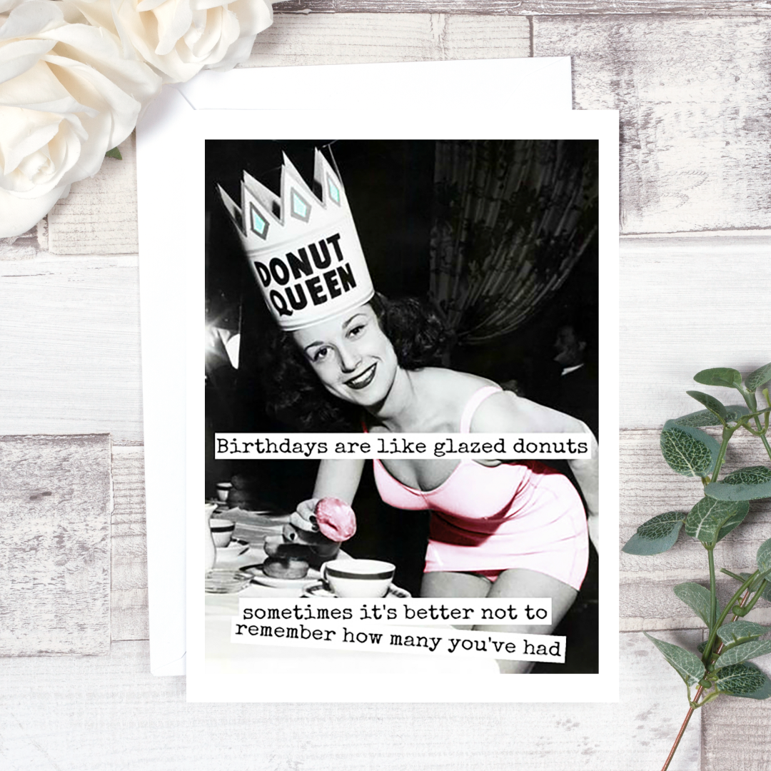 Glazed Donut Birthday Card