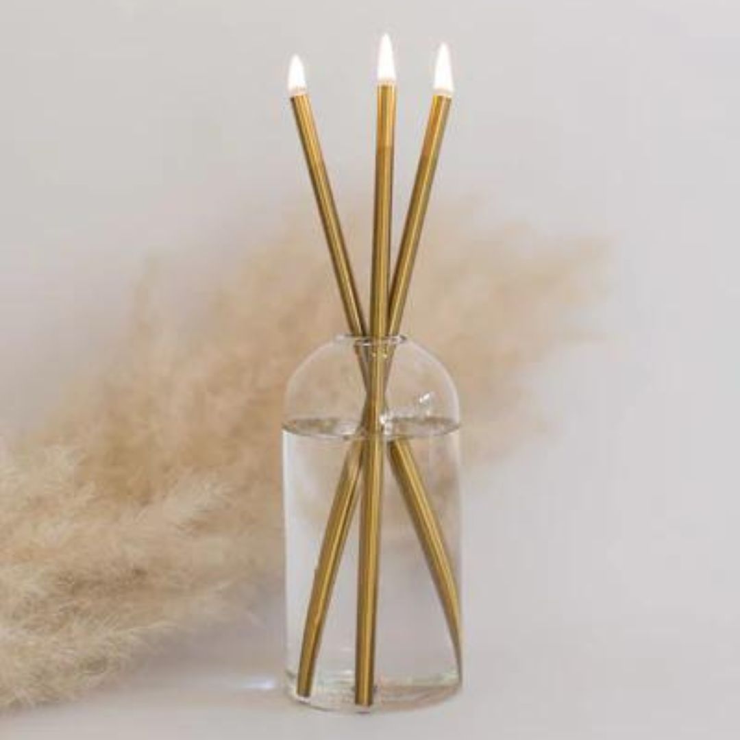 Gold Everlasting Candlesticks