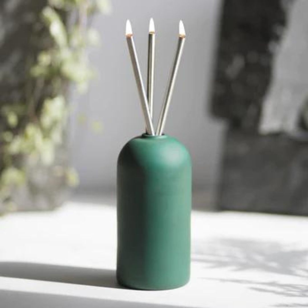 Silver Everlasting Candlesticks