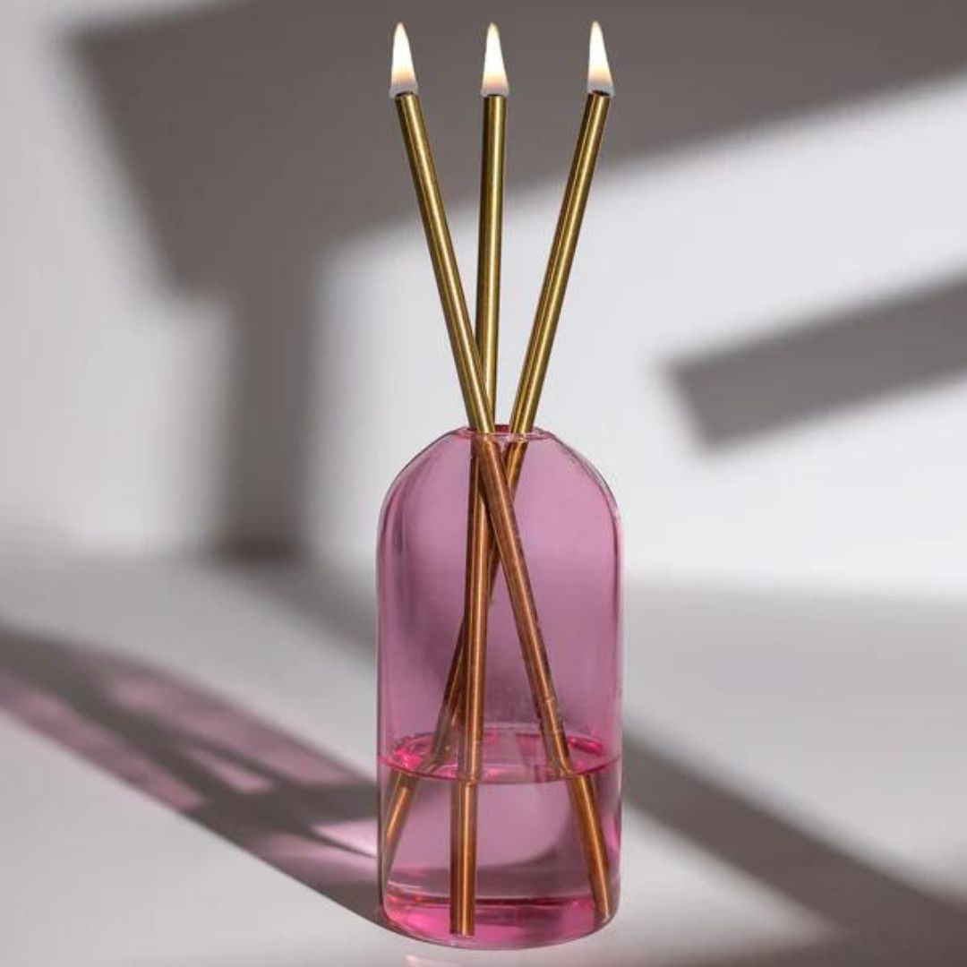 Gold Everlasting Candlesticks