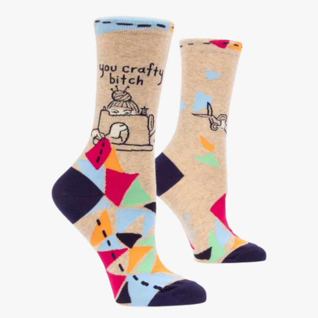 You Crafty Bitch Women's Socks