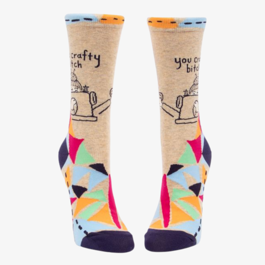 You Crafty Bitch Women's Socks