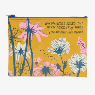 Wildflowers Stand Tall Zipper Pouch