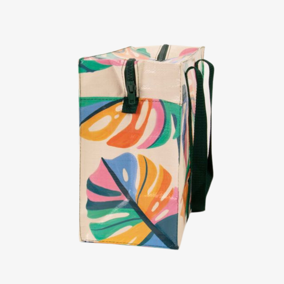 Monstera Leaf Shoulder Tote