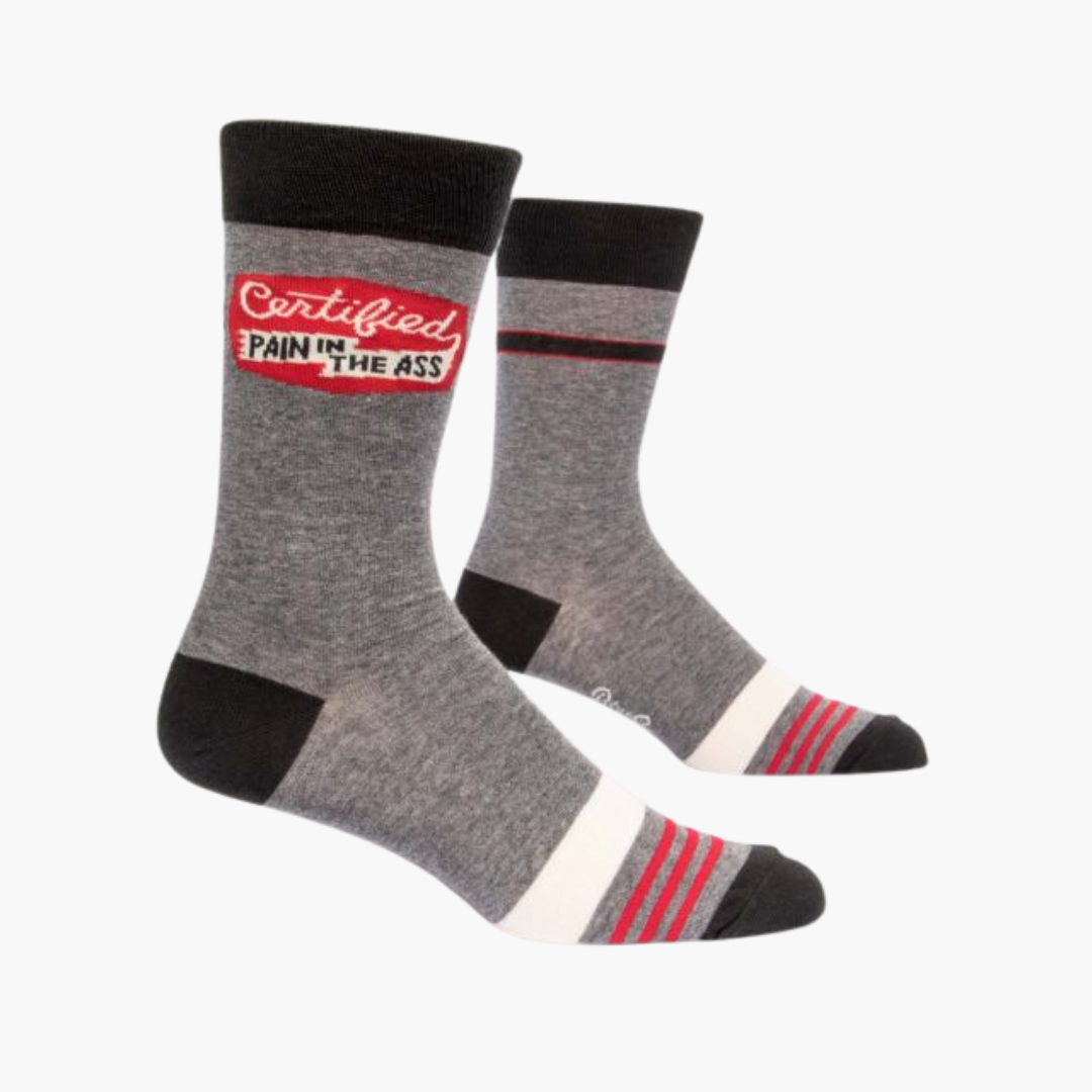 Certified Pain in the Ass Men's Socks