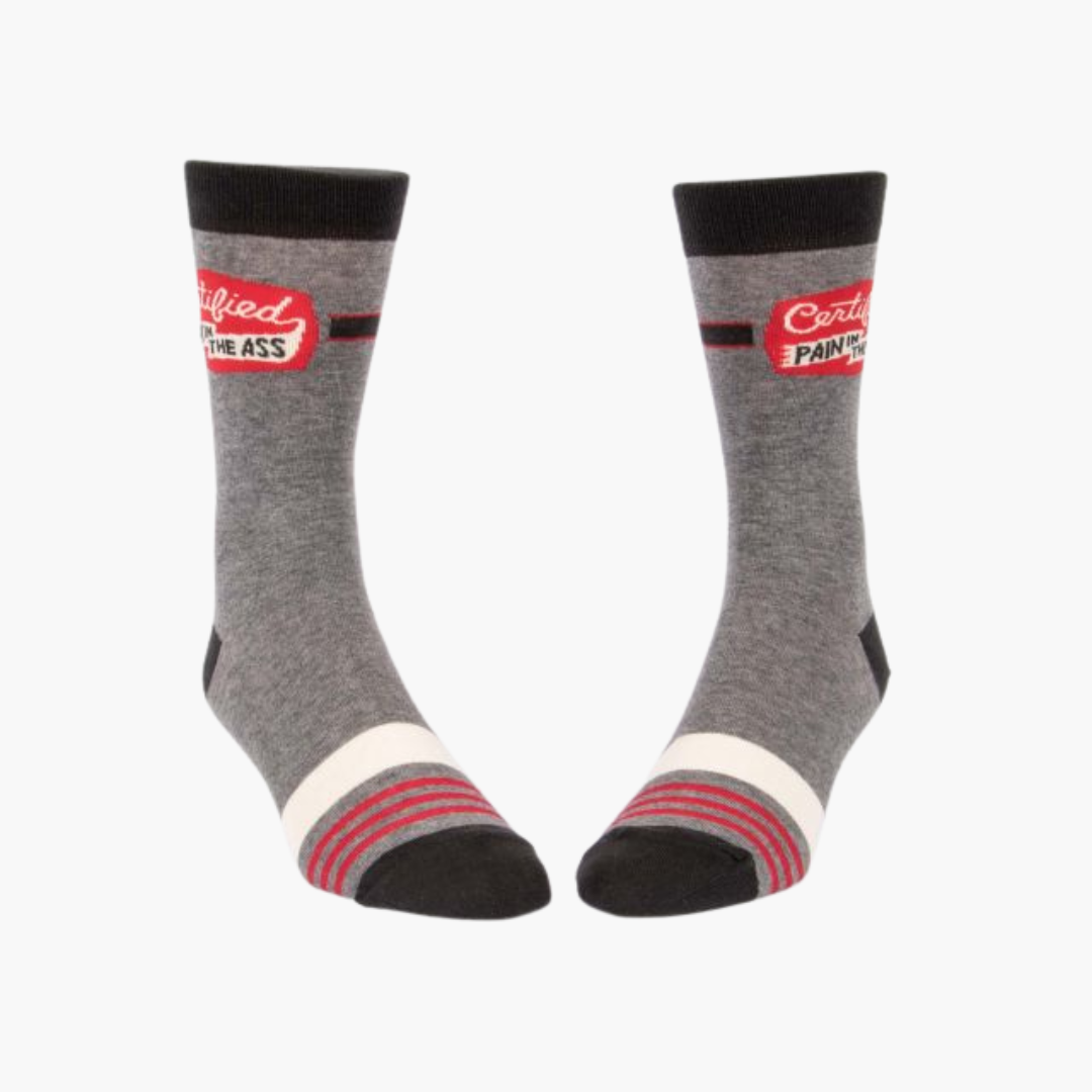 Certified Pain in the Ass Men's Socks