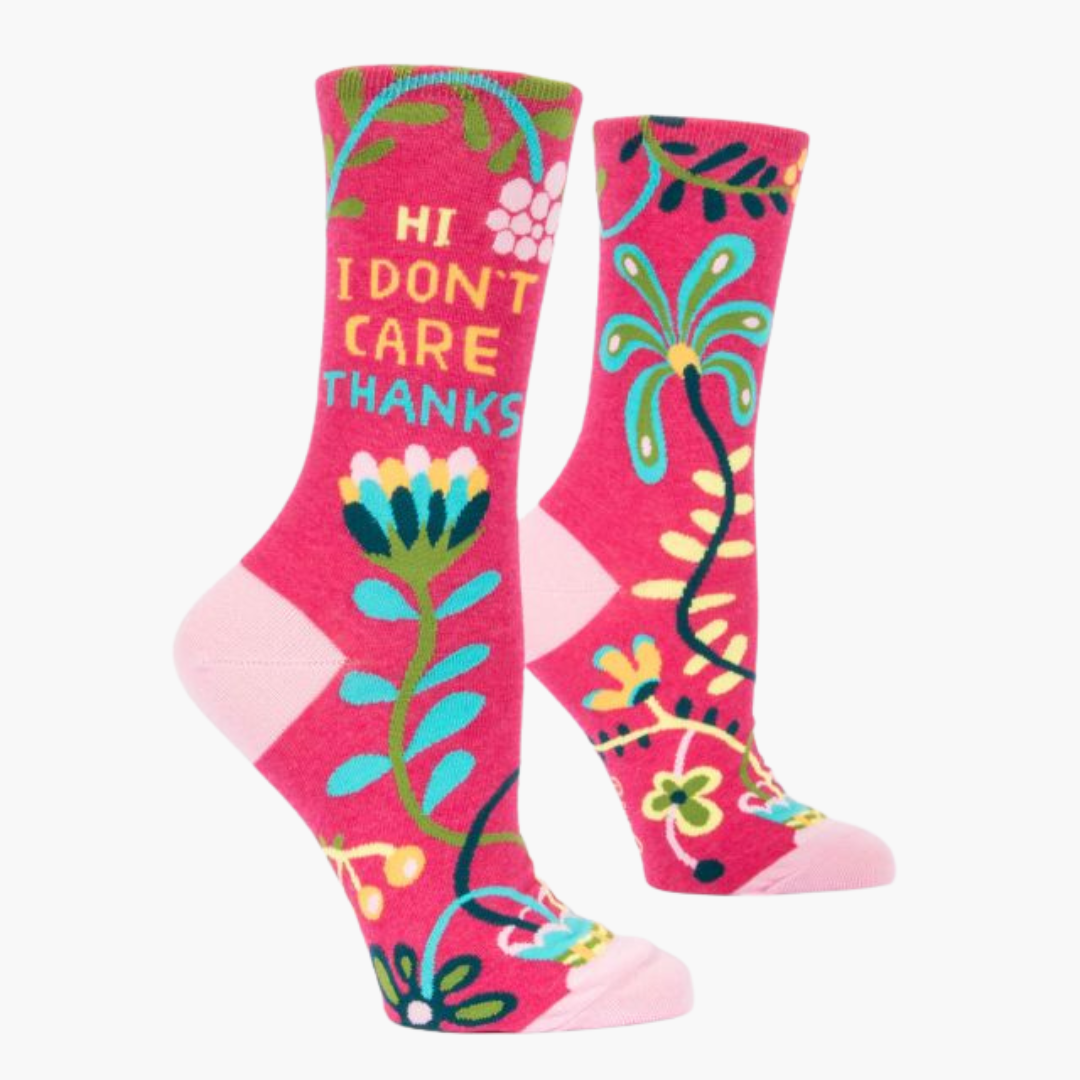 Hi, I Don't Care, Thanks Women's Socks