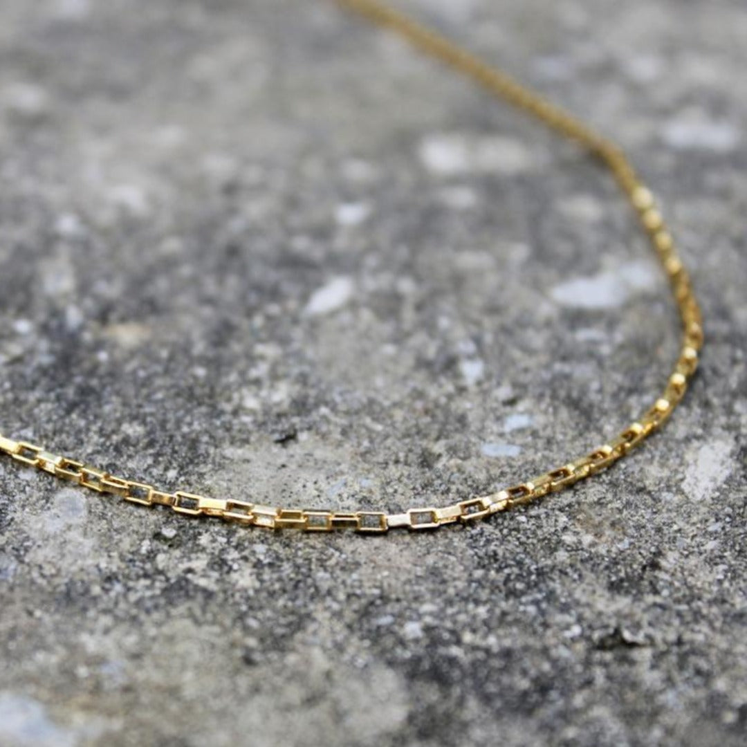 Box Link Chain Necklace