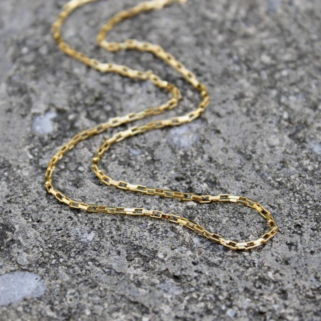 Box Link Chain Necklace