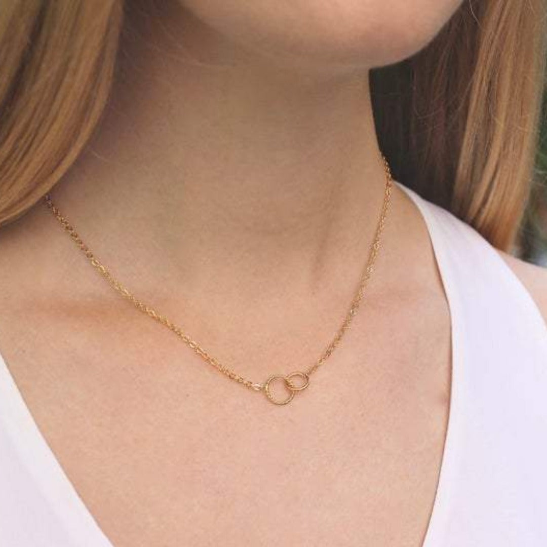 Interlocking Circles Necklace