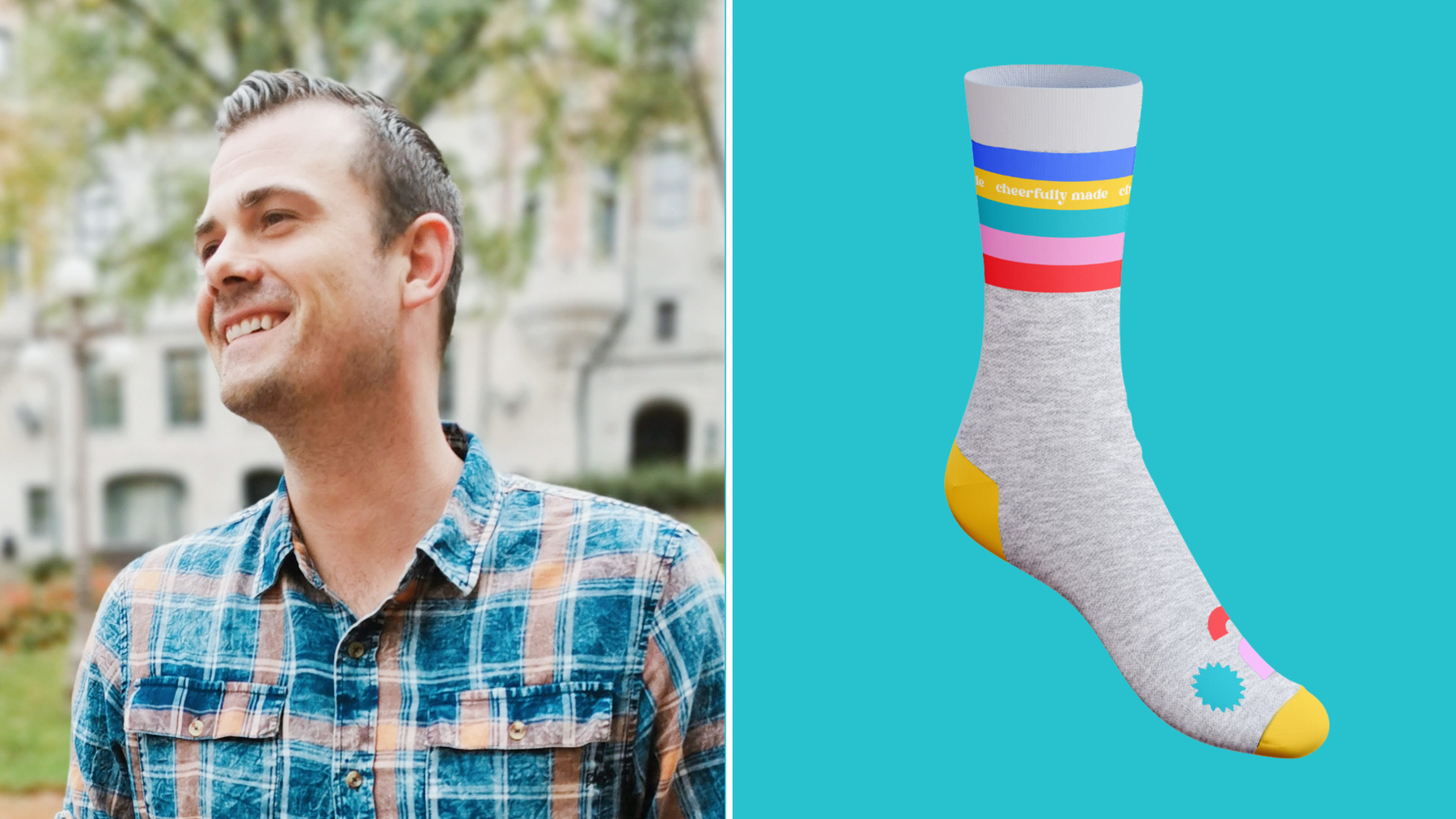 Uptown Sox x Cheerfully Made Birthday Collab