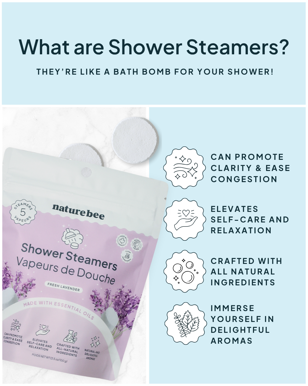 Fresh Lavender Shower Steamers