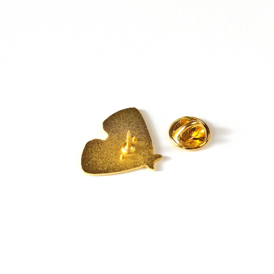 Elegant Moth Enamel Pin