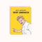 Idiot Sandwich Encouragement Card, a yellow greeting card with an illustration of Gordon Ramsey that reads 