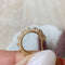 Gold Lace Hoops, gold hoop earrings with a lace like design around the hoop, with a post for easy wear.