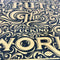 Put the Work In Gold Metallic Print