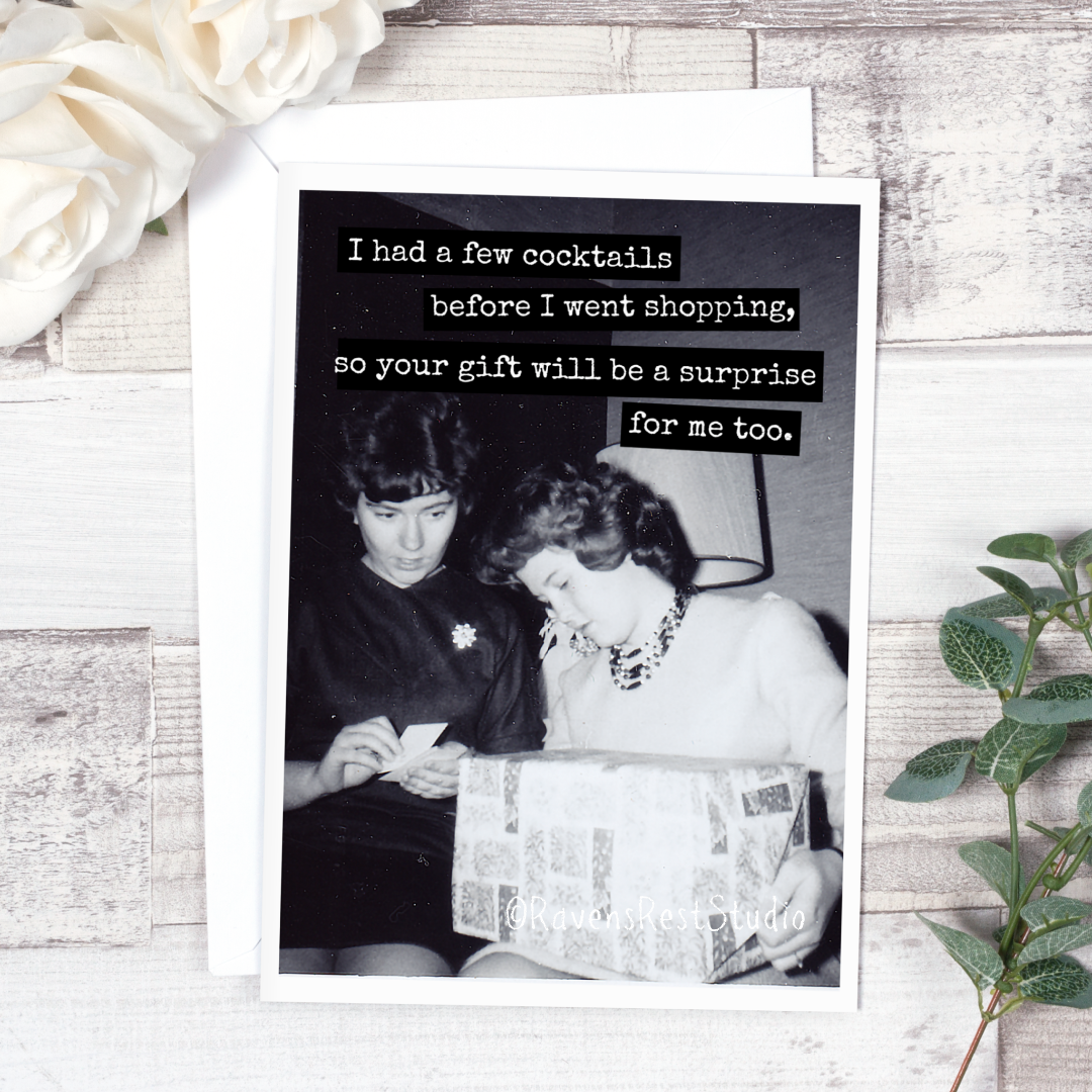 Surprise For Me Too Holiday Card