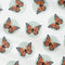 a bunch of You Are What You Manifest Sticker, a green sticker with a monarch butterfly in the middle with the words 