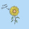 Sunflower Vinyl Sticker