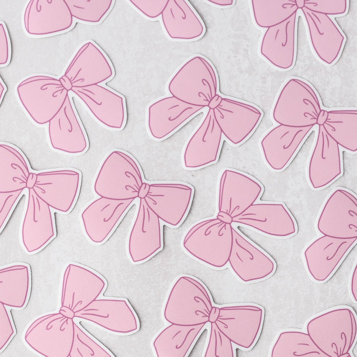 Pink Coquette Bow Sticker