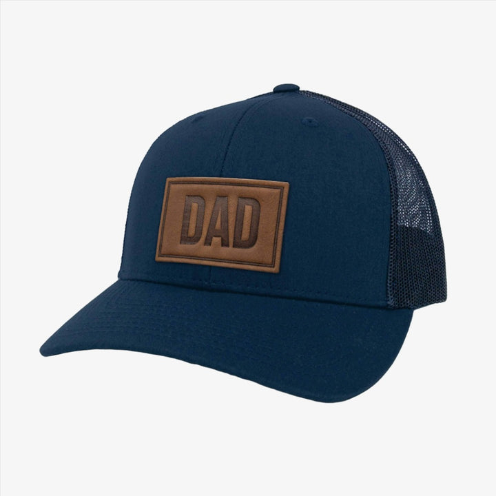 Dad Leather Patch Hat