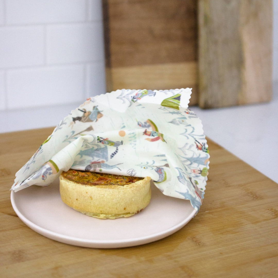 Furry Friends Reusable Beeswax Food Wraps Set
