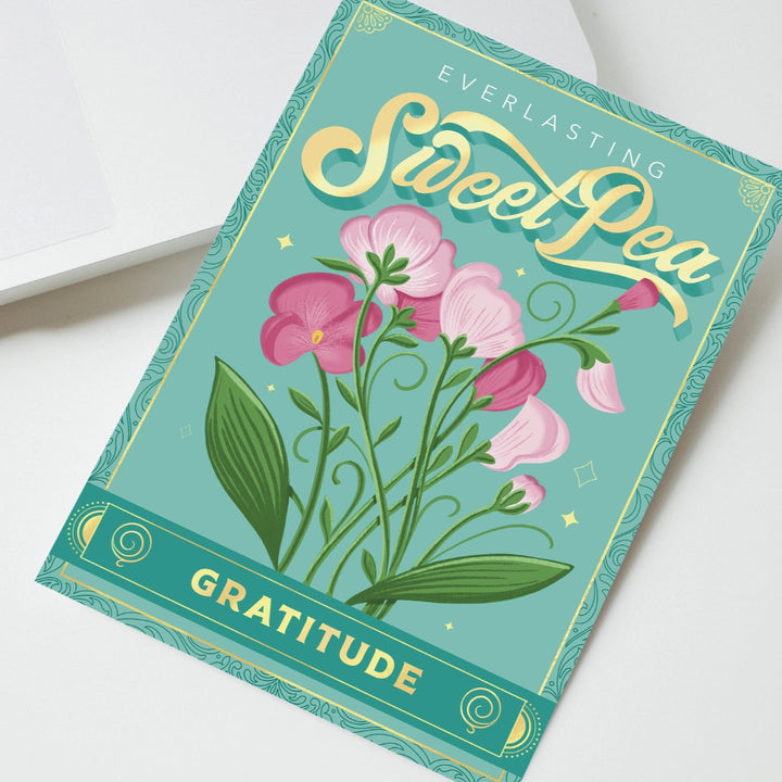 Everlasting Sweet Pea (Gratitude) Seed Packet