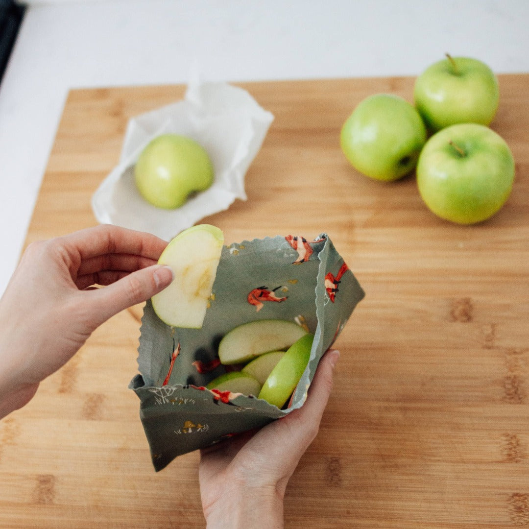 Furry Friends Reusable Beeswax Food Wraps Set