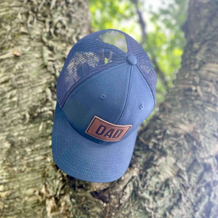 Dad Leather Patch Hat